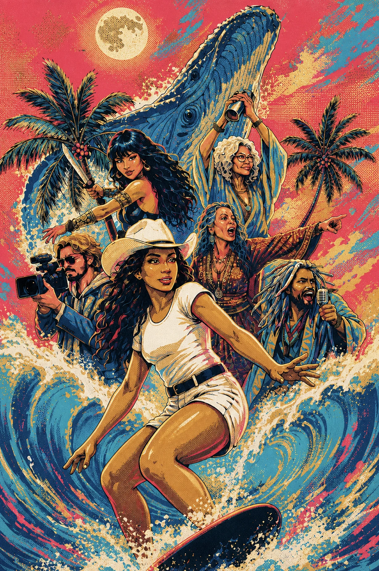 Lorna La Patrona — ensemble poster